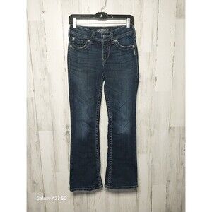 Silver Suki Surplus Dark Wash Jeans Size 25 Hemmed (27x29)